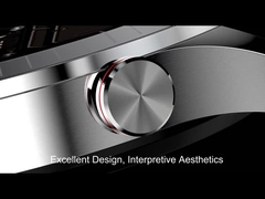 Smartwatch дела людей с BT вызывая черноту сплава цинка силикона Rtl8763ew