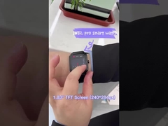 Smartwatch Bluetooth запястья LW82pro с особенностью IP68 звонка делает водостойким