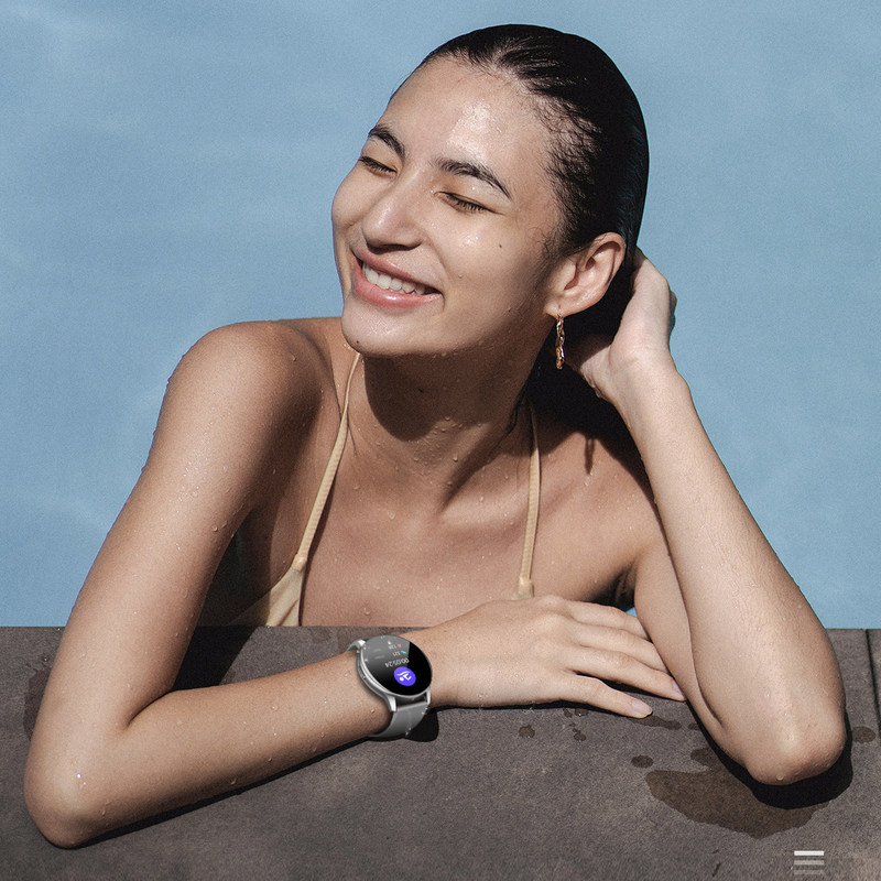 ODM 1.28 Inch Round Shape Smart Watch Metal Alloy With HD Screen