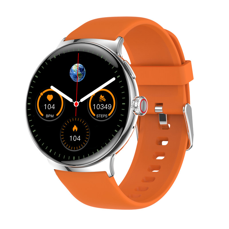 Functional Crown Smart Watch AMOLED Screen 250mAh For IOS 466*466px