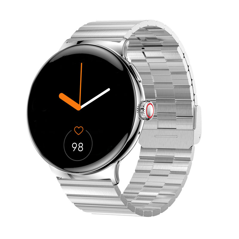Fast Charging Android BT Calling Smartwatch Stainless Steel Wrist Watch